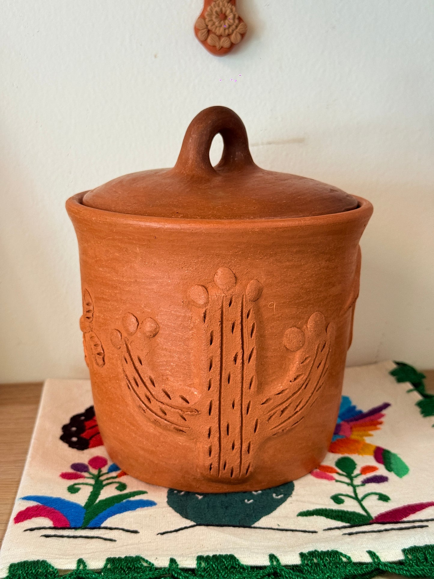 Luna Hummingbird Storage Jar “K”