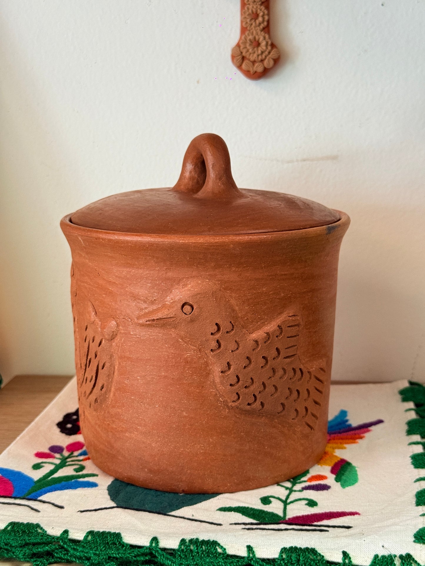 Luna Hummingbird Storage Jar “N”