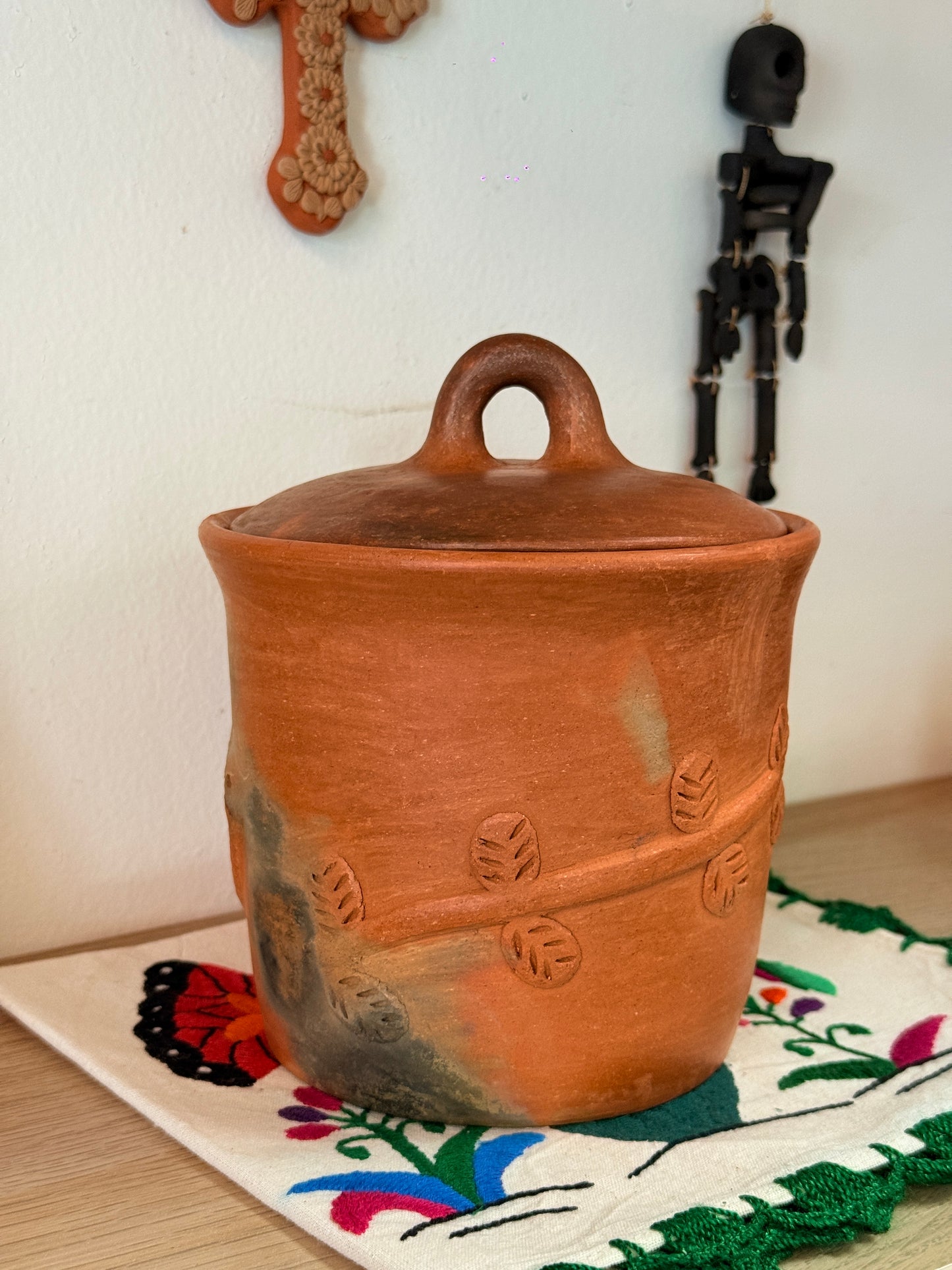 Luna Hummingbird Storage Jar “K”