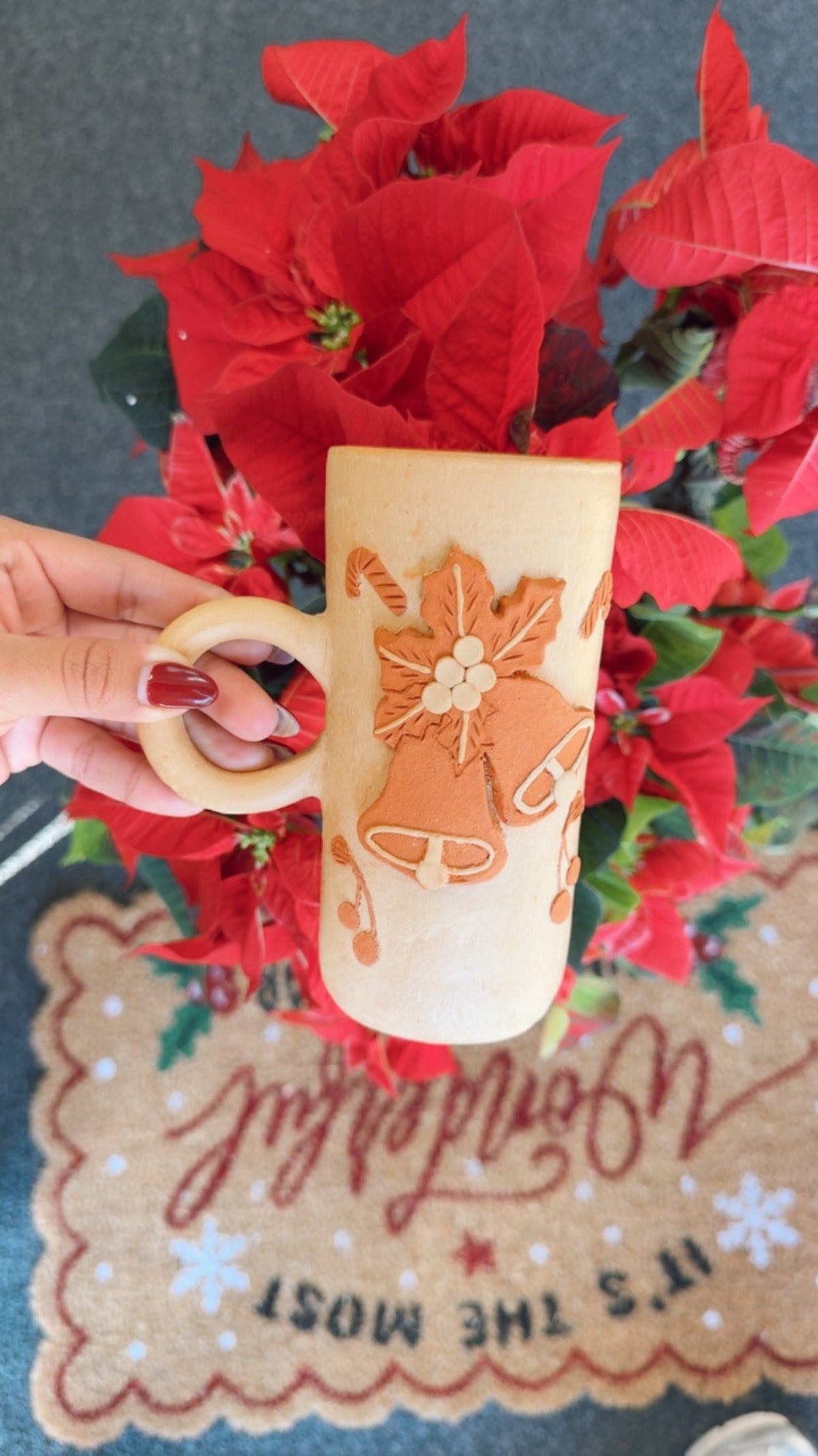 Tumbler Navideño de Noche Buena