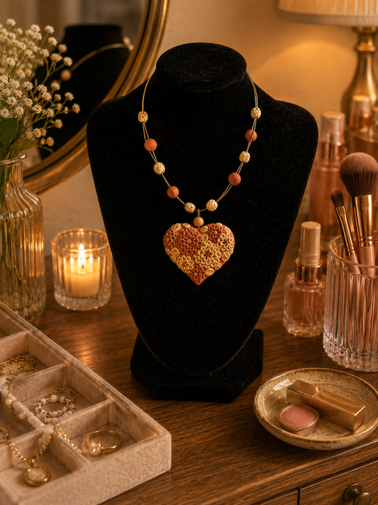 "Mariana" Filigrana Necklace/ Collar bordado 2 pc