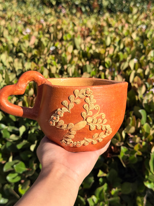 “Brenda” Red Jumbo Butterfly Mug