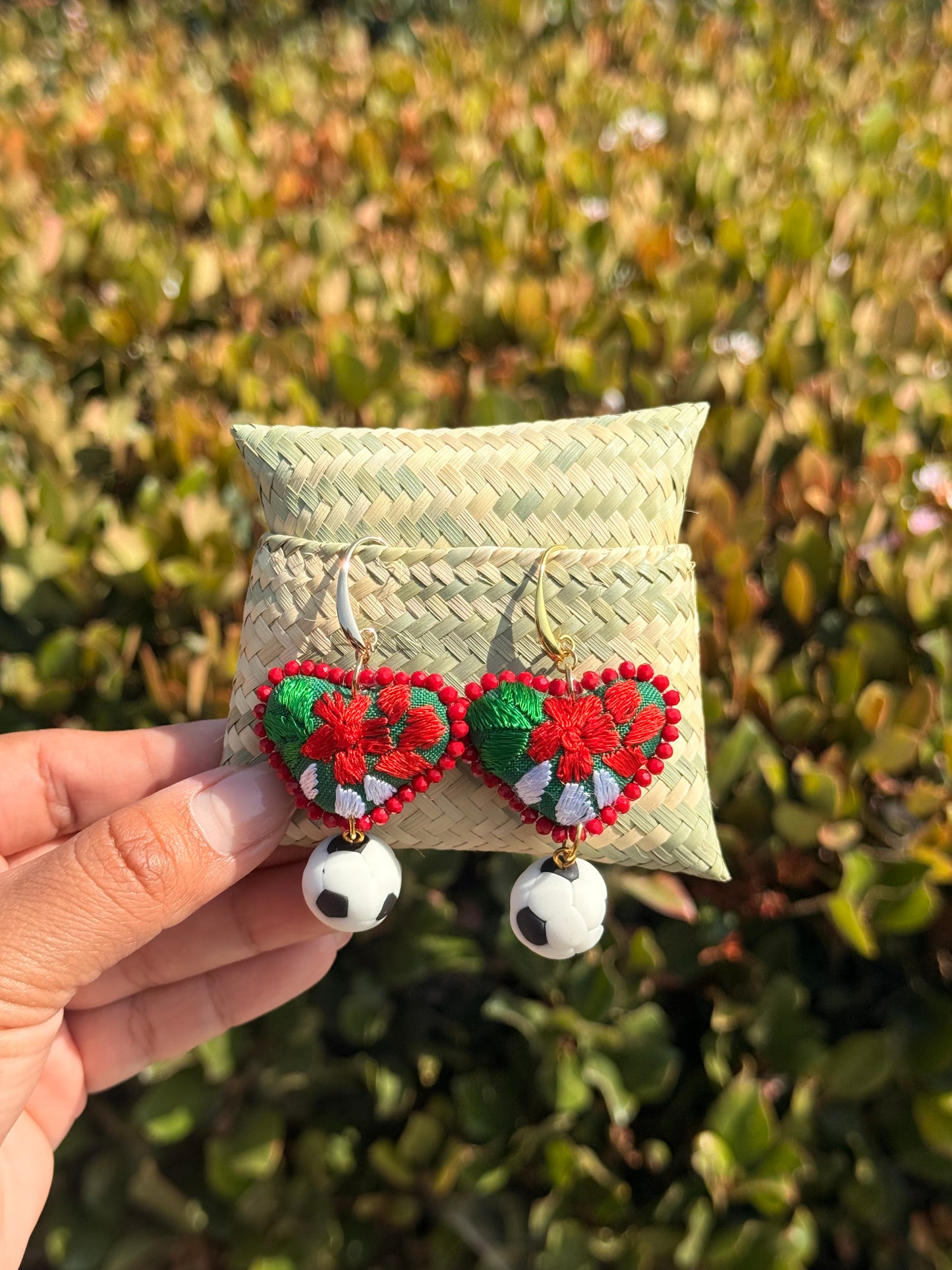 Viva Mexico Earrings Embroidered