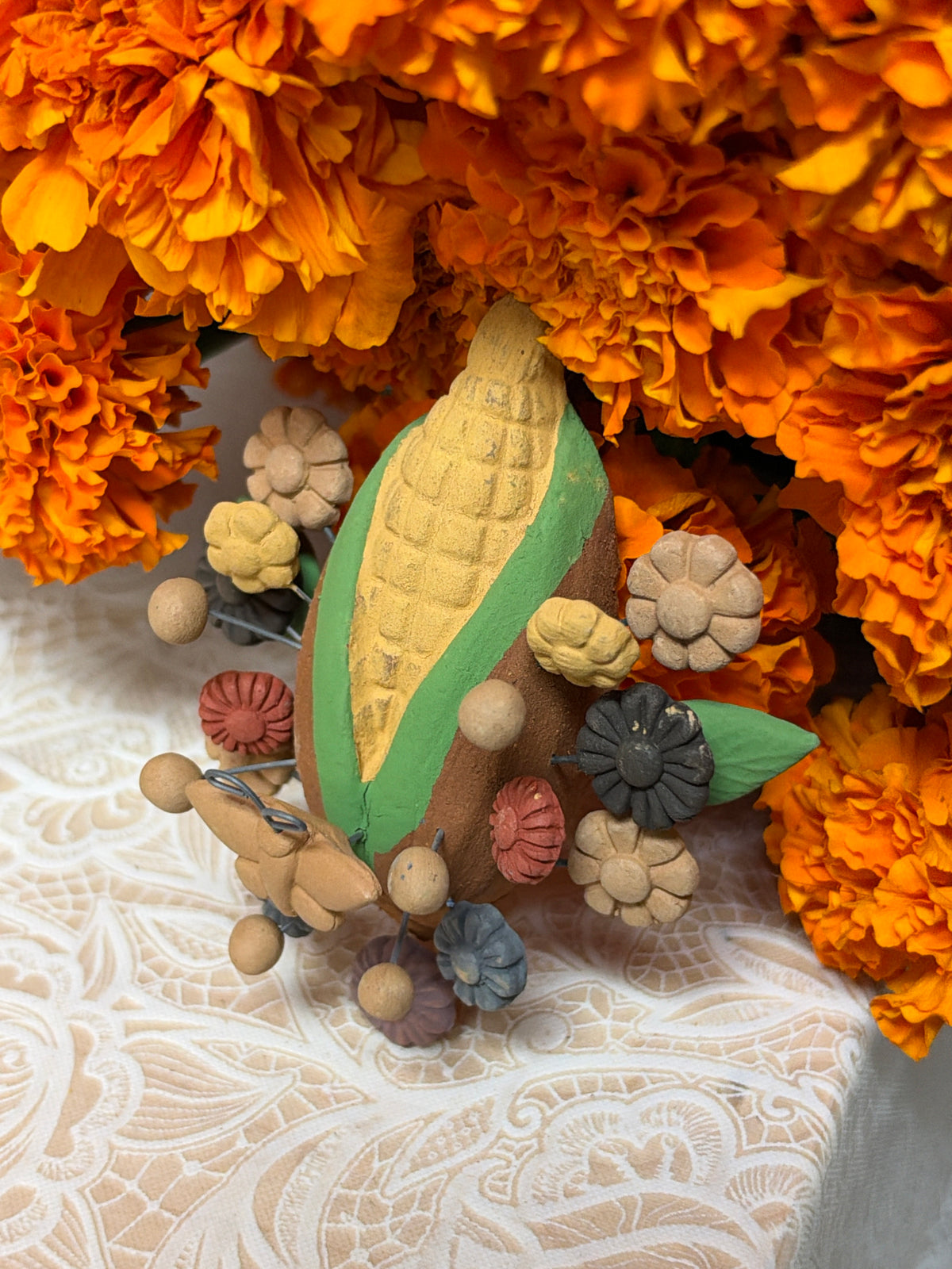 Yellow Corn Wall Decor 3”