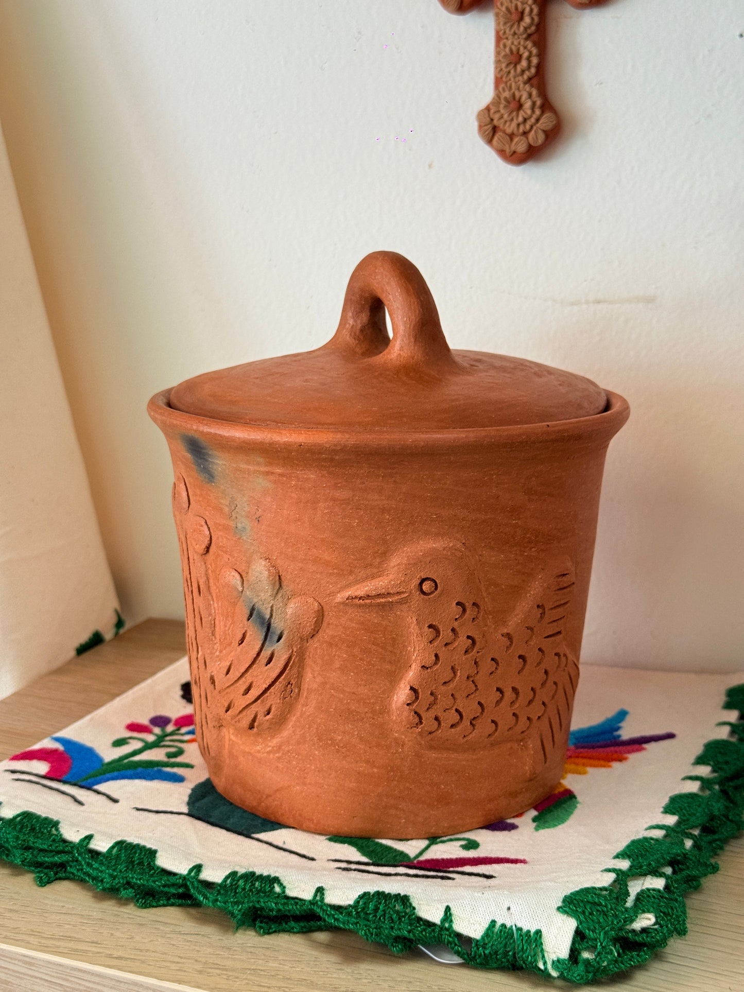 Luna Hummingbird Storage Jar “C”