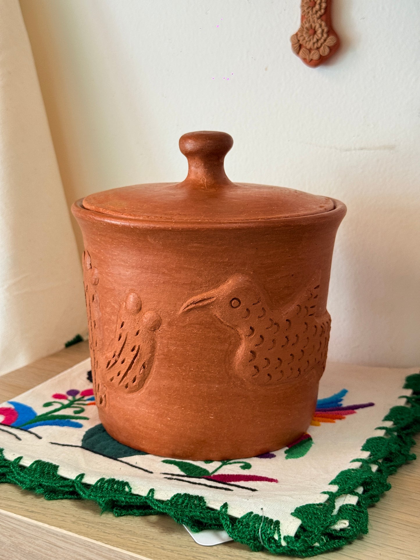 Luna Hummingbird Storage Jar “G”