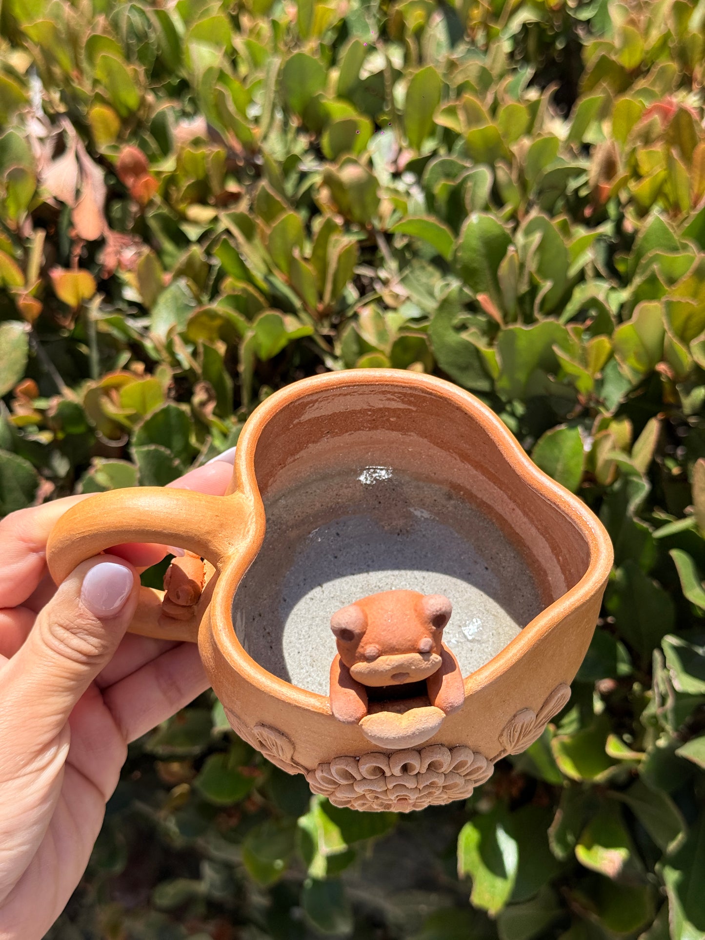 “Emily” Natural Flower Mug