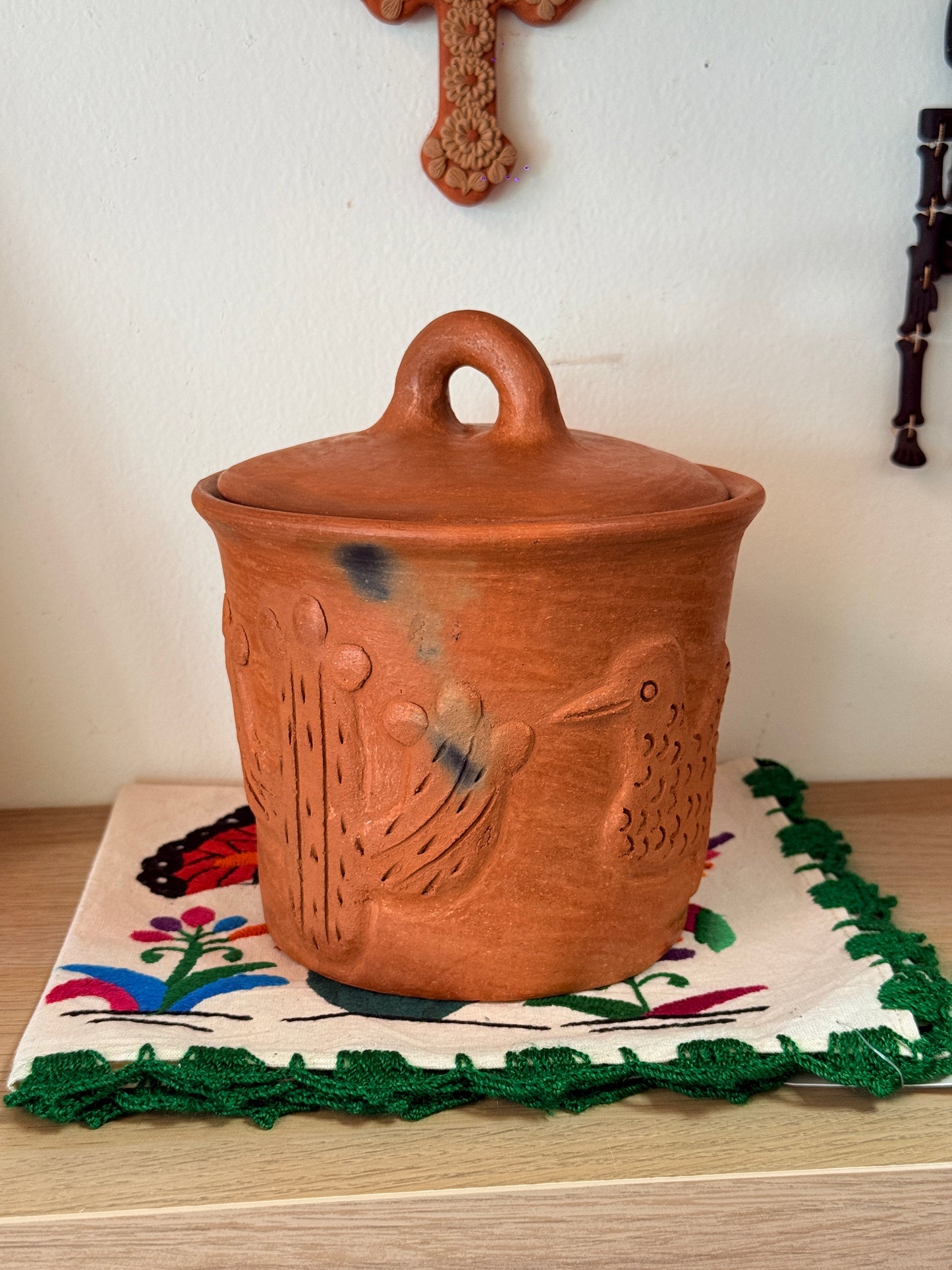 Luna Hummingbird Storage Jar “C”