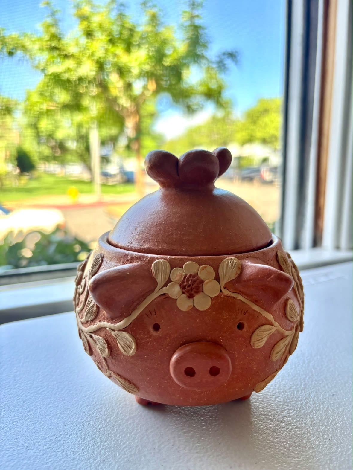 PRE ORDER- Red Piggy Sugar Holder