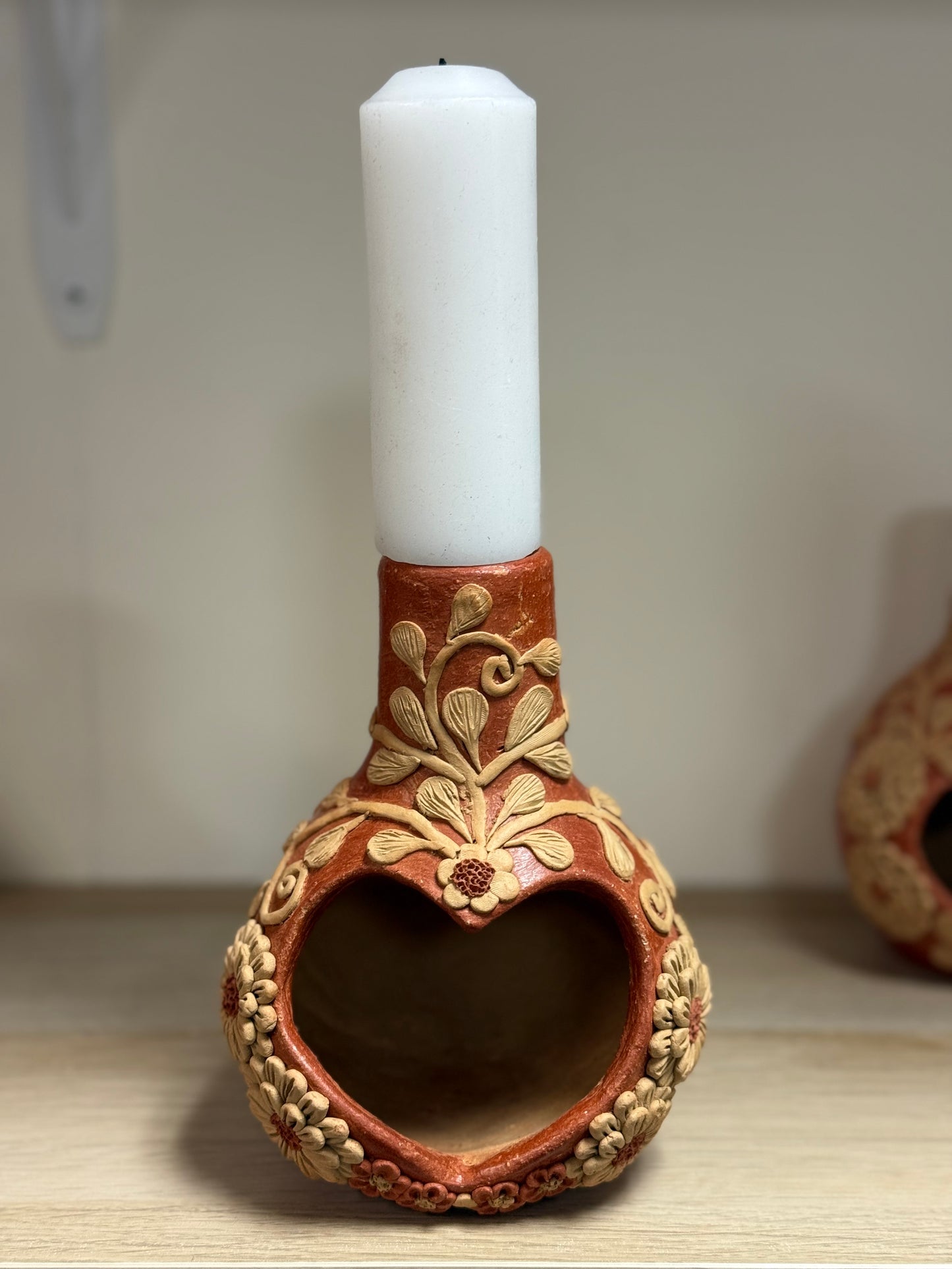 Chimney “Zara” filigrana / 6” Chimenea de Barro