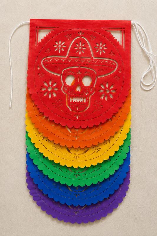 Dia de Muertos Papel Picado Garland