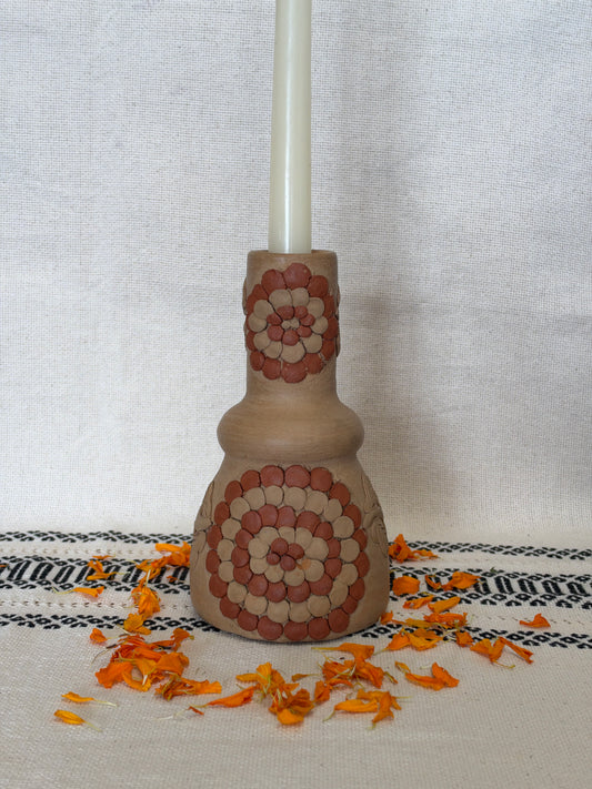 Cempasuchil Candle Holder #1
