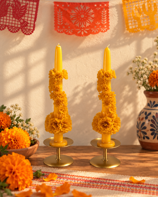YELLOW 11.5" Candle