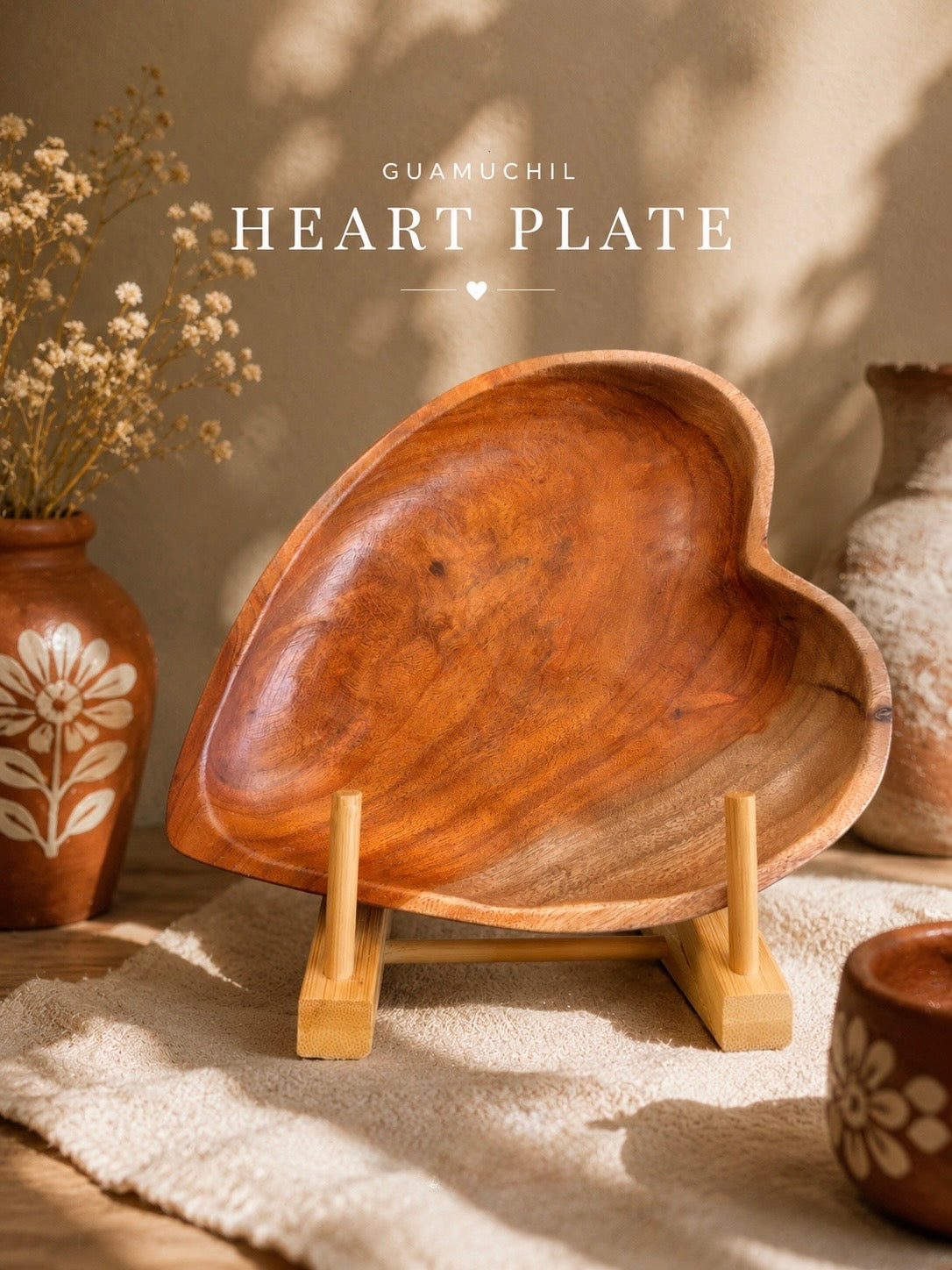 Guamuchil Heart Plate