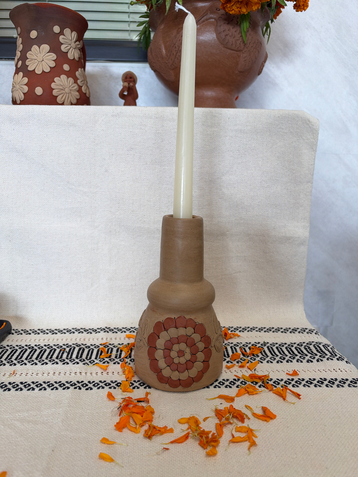 Cempasuchil Candle Holder #2