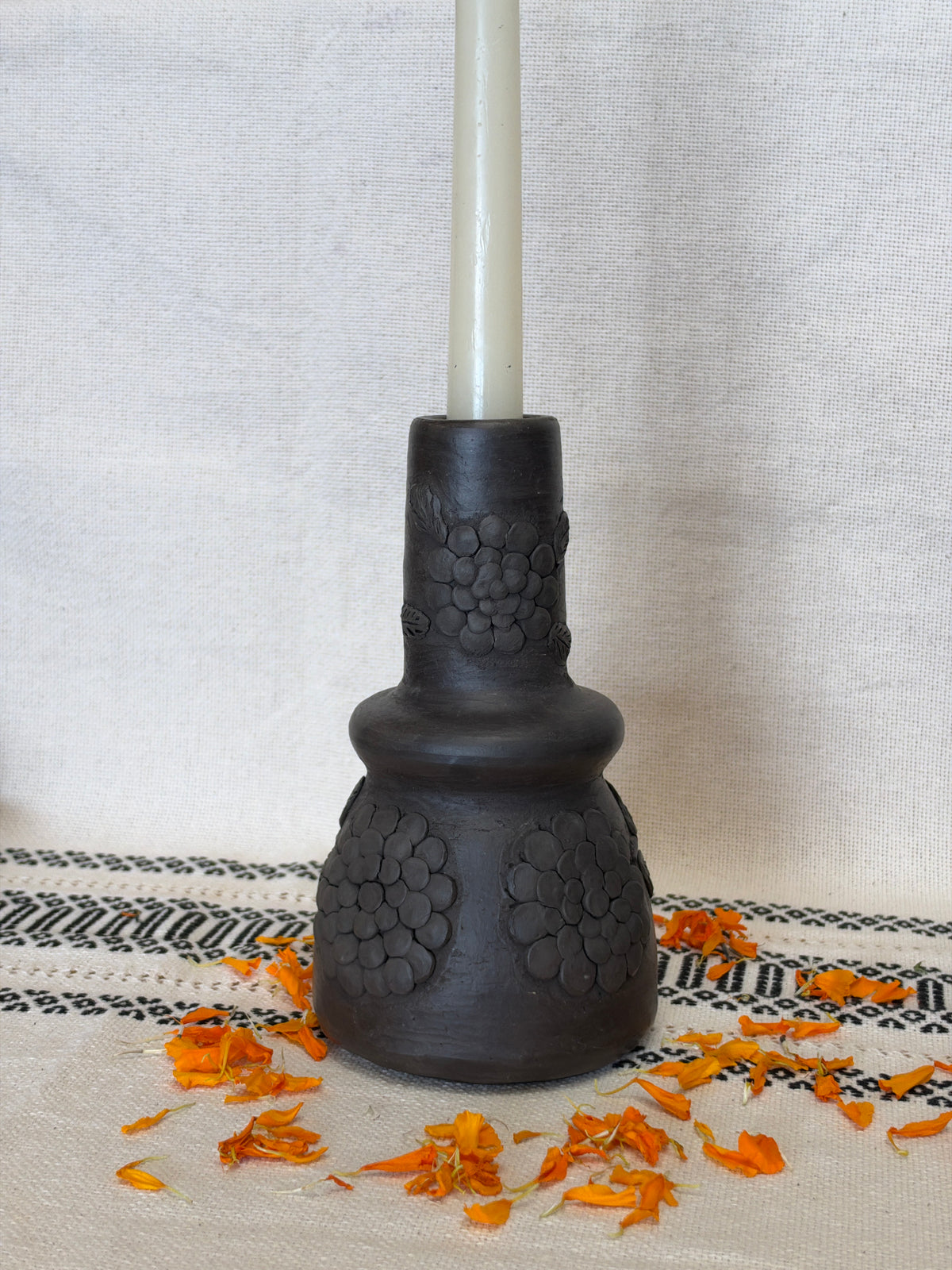 Ahumado Cempasuchil Candle Holder #1