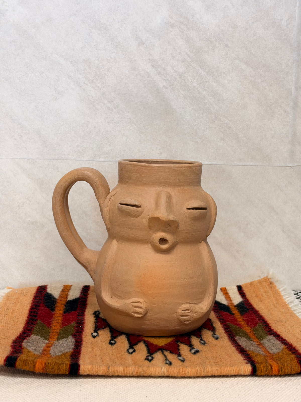 Budda Natural Tumbler with Handle on the side