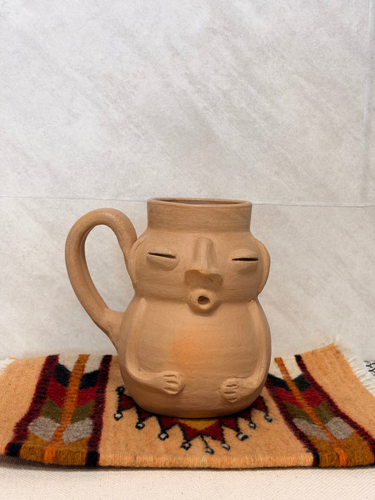 Budda Natural Tumbler with Handle on the side