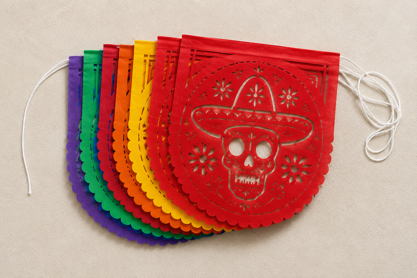 Dia de Muertos Papel Picado Garland