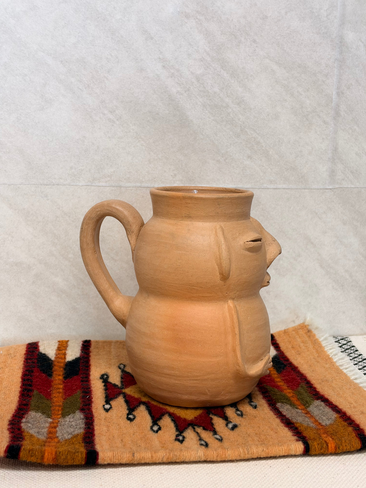 Budda Natural Tumbler with handle in the back
