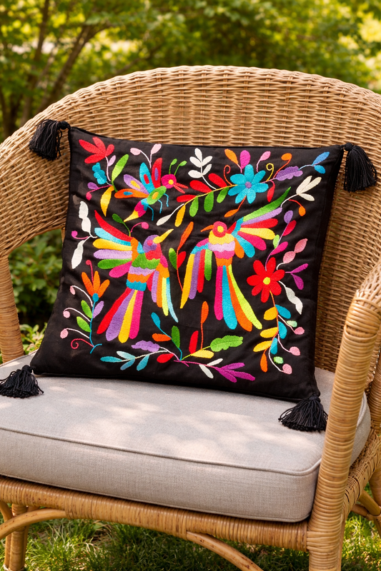 Multicolor Otomi Pillowcase