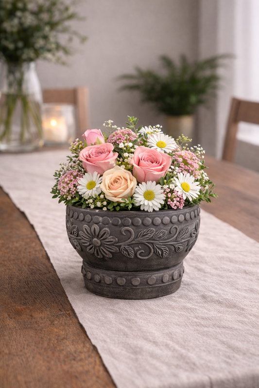 Medium Sized Florero Ahumado