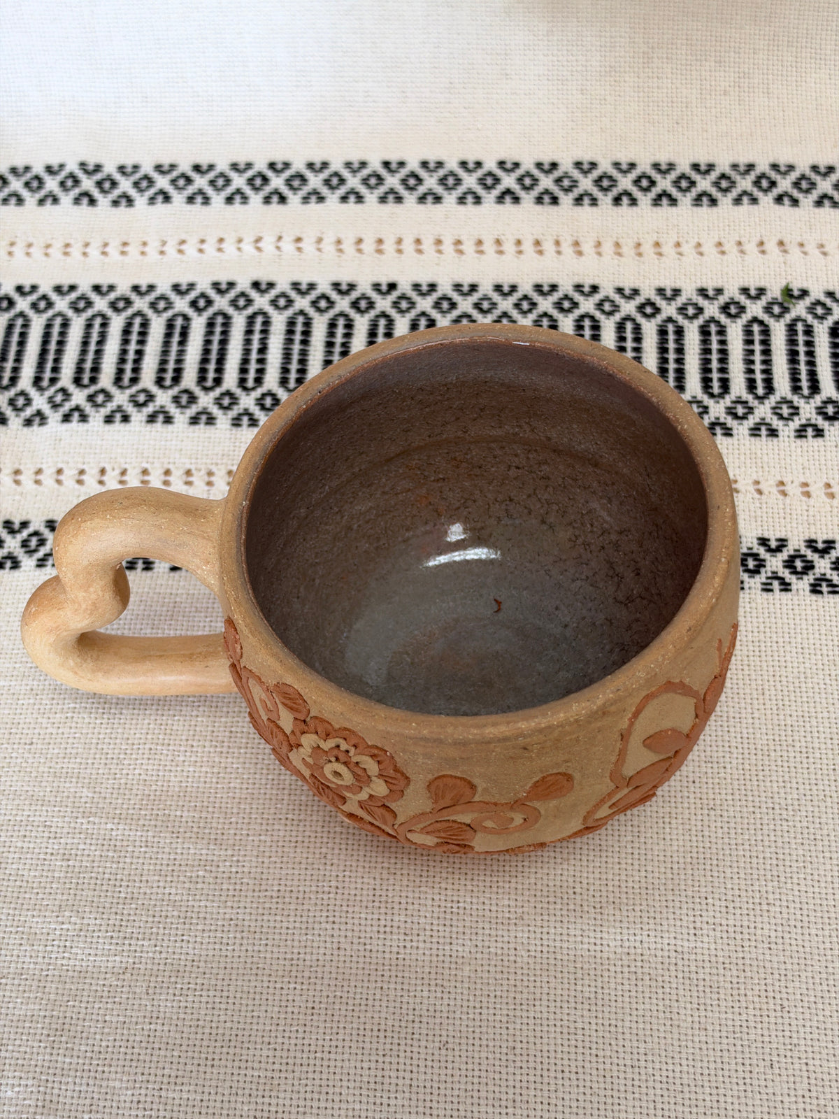 Butterfly Heart Handle Mug