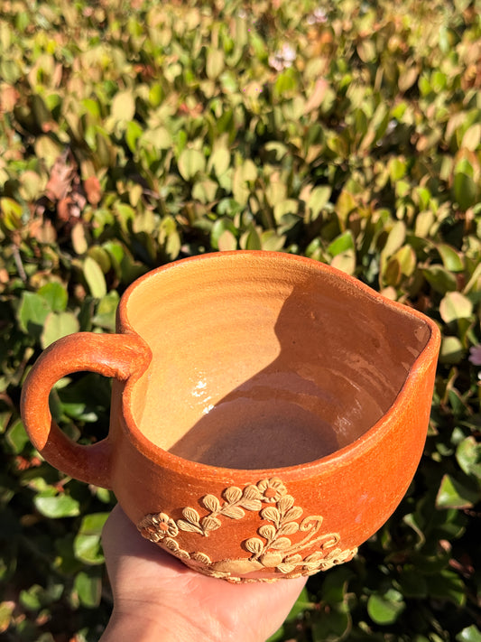 “Melissa” Red Butterfly Mug