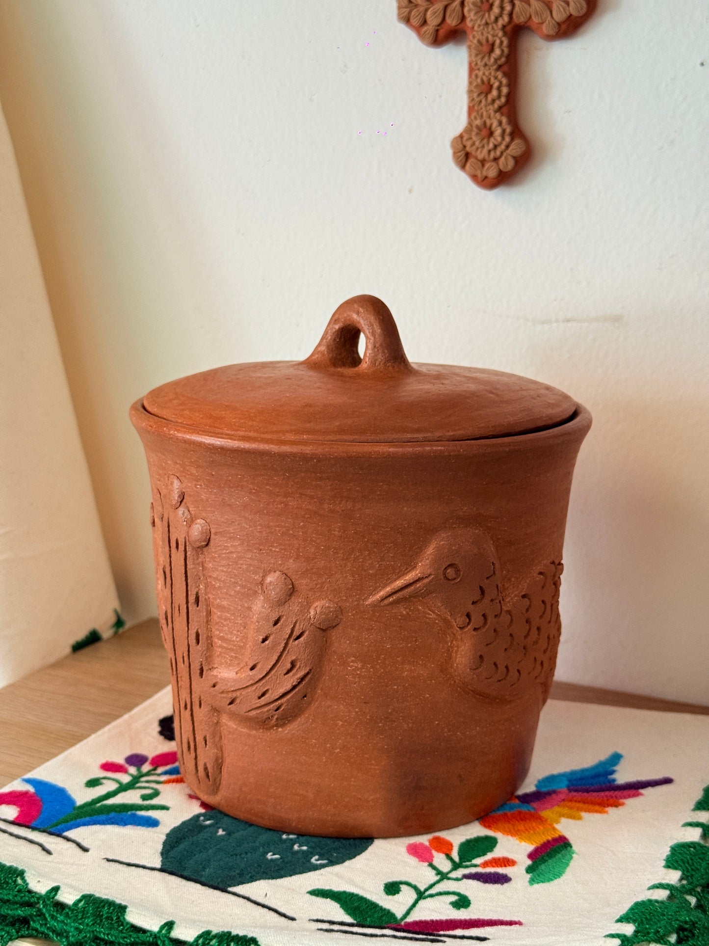 Luna Hummingbird Storage Jar “O”