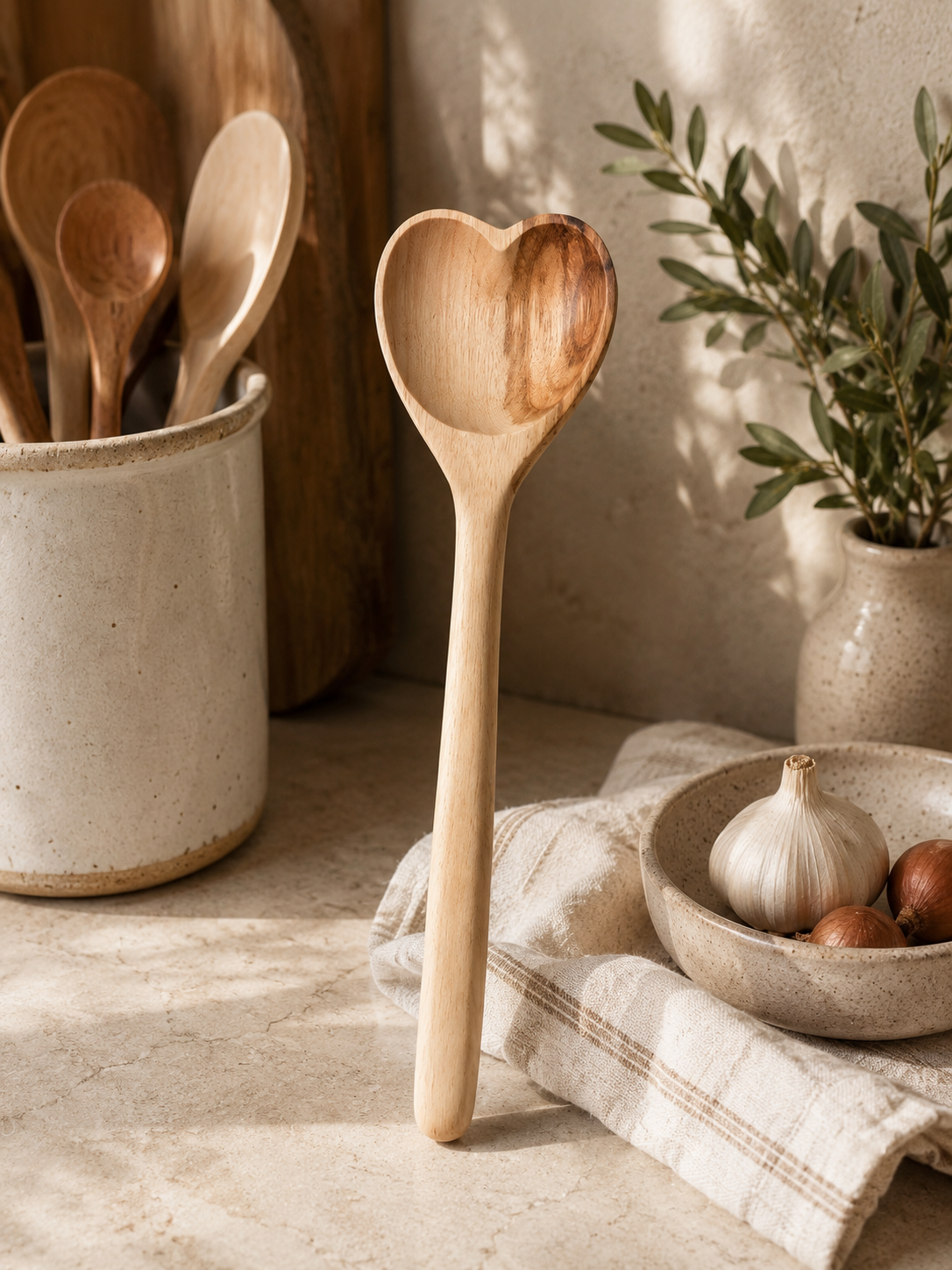 Heart shaped Guamuchil Spoon