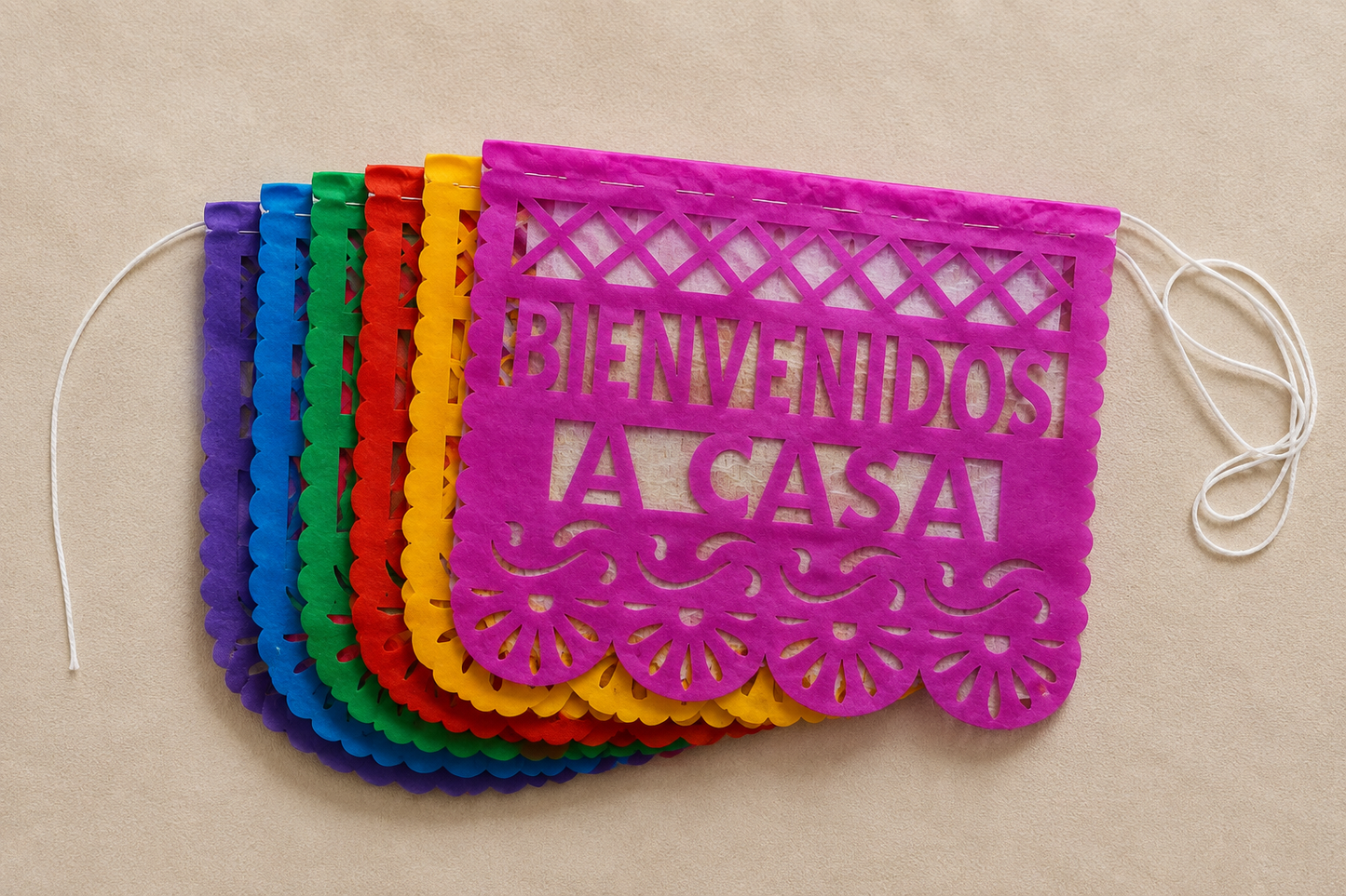 Papel Picado Dia de Muertos Garland