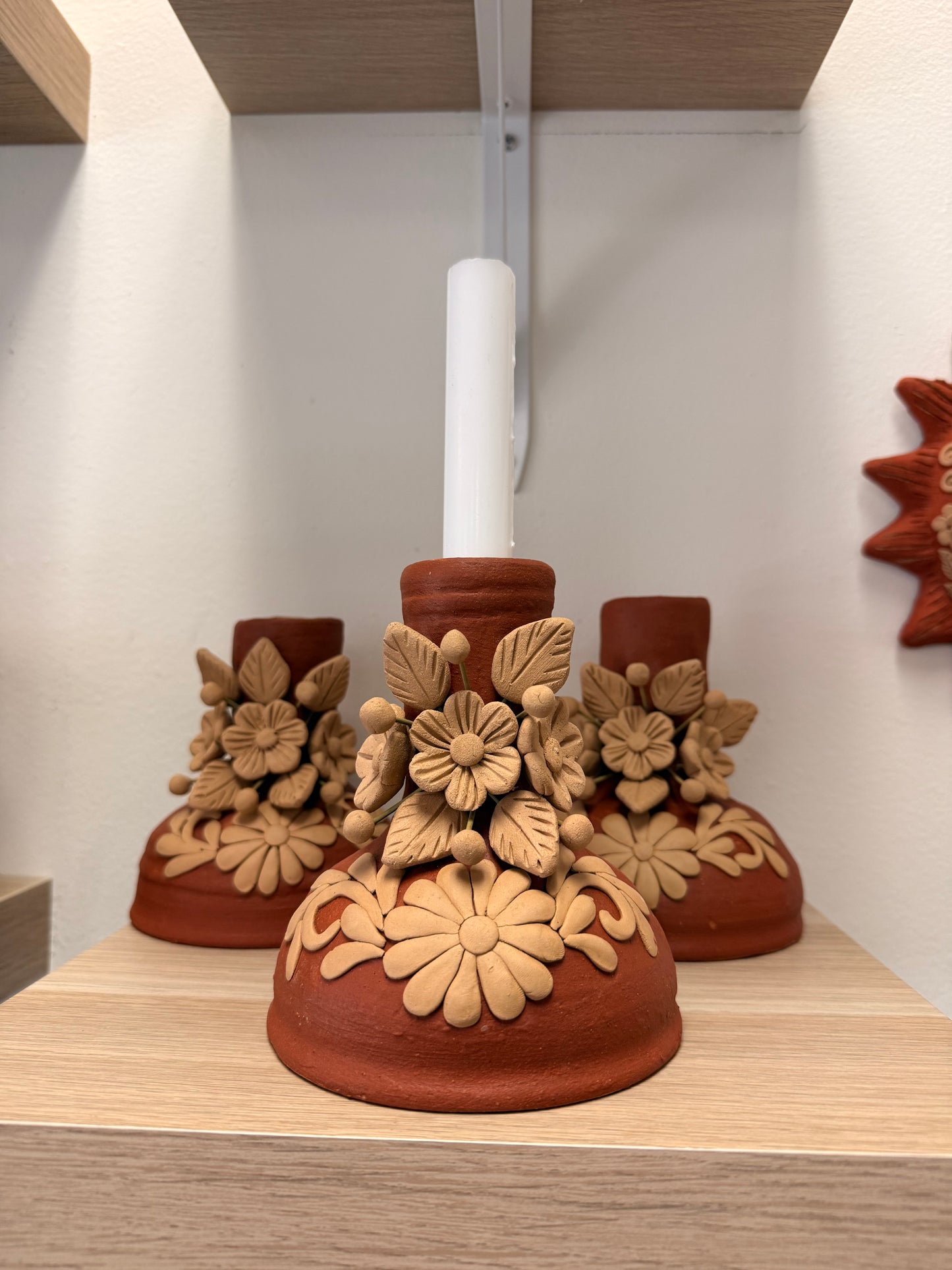 Candleholder bordado