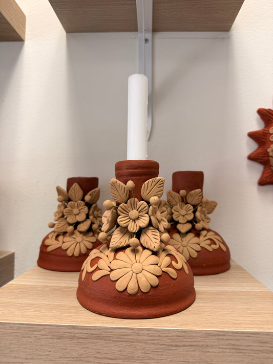 Candleholder bordado