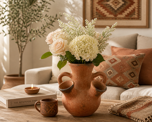 Sierra Mixe 5 bocas Luna Flower Vase