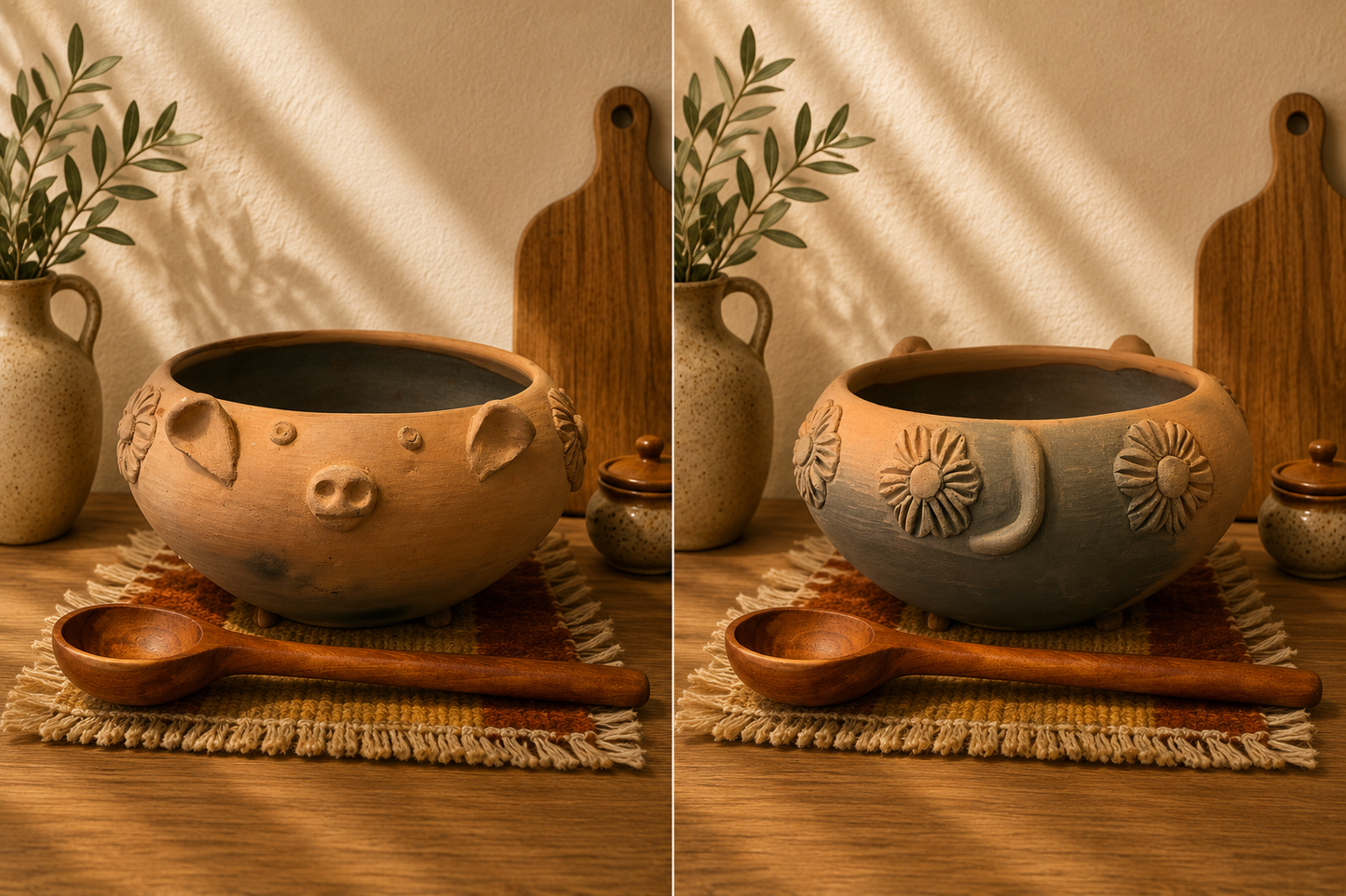 "Alma" Piggy Bowl 8''