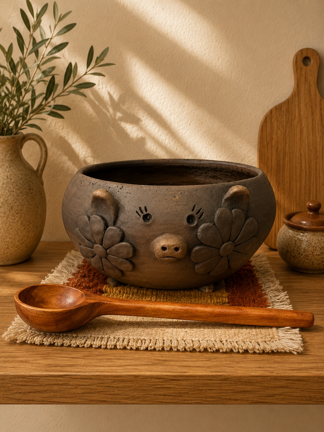 "Eli" Piggy Bowl 7.2''