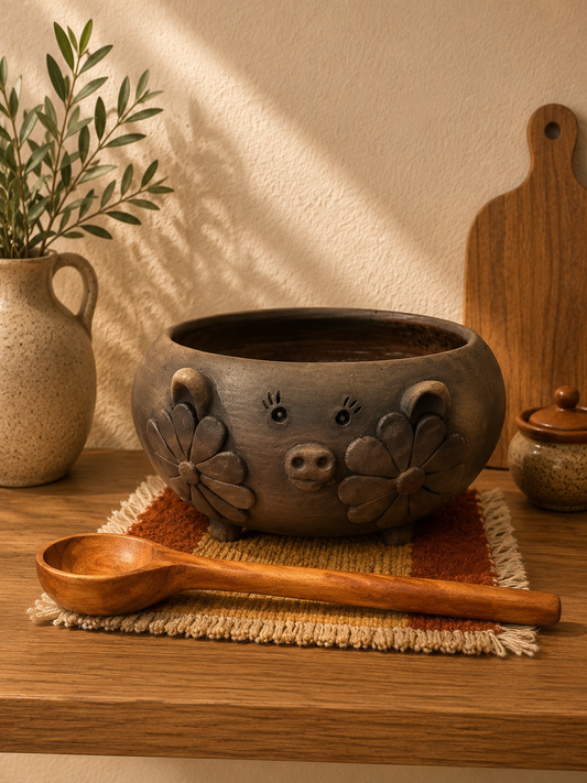 "Alicia" Piggy Bowl 7.5''