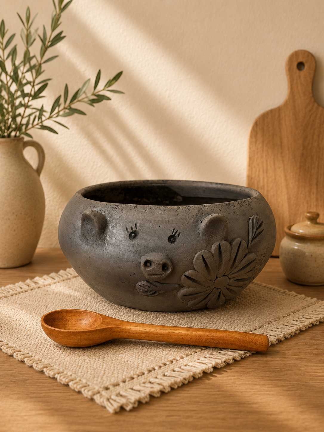 "Graciela" Piggy Bowl 7''