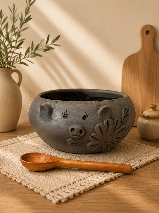"Graciela" Piggy Bowl 7''