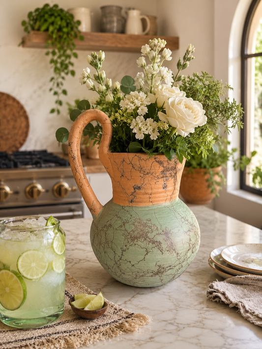 Bigu Half Natural/Green Pitcher/Jarra 1.5L