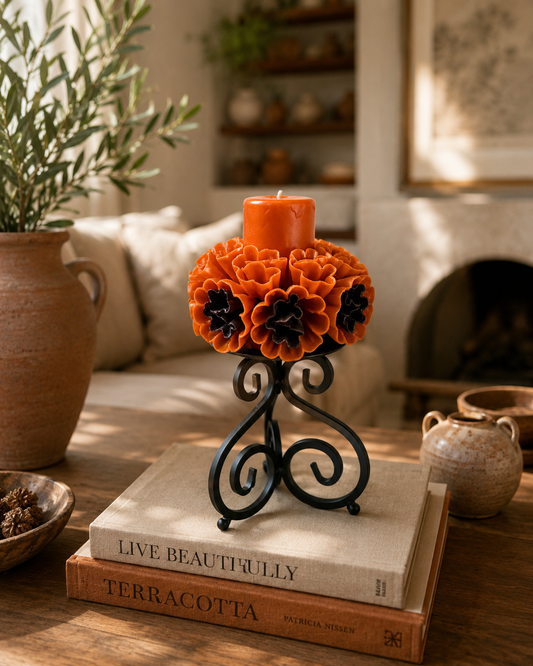 "Cempasúchil" 4.5" Candle