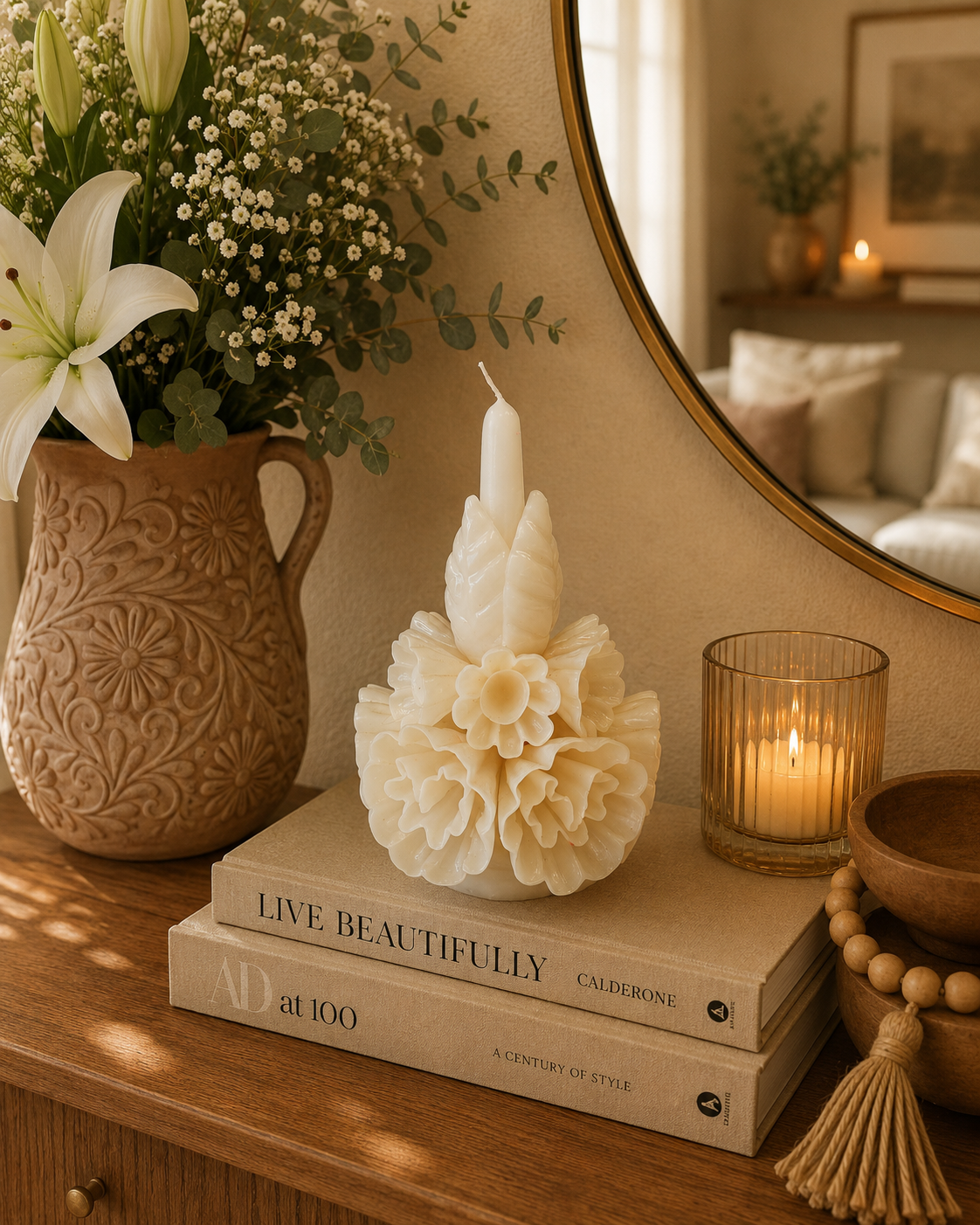 "Alba" 6" Candle