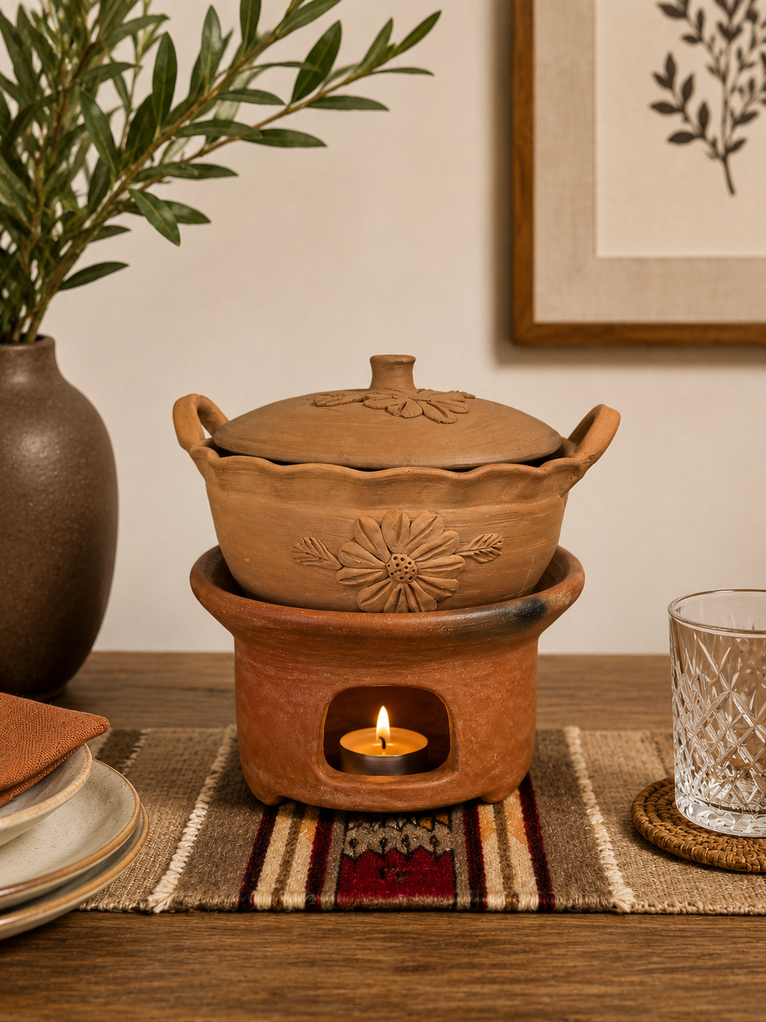 Cazuela Natural/ Clay Pot