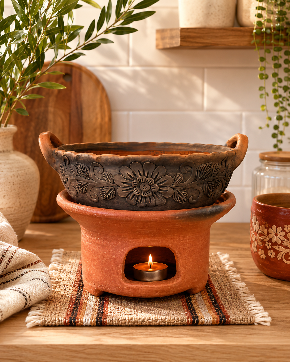 Ahumado Clay Pot