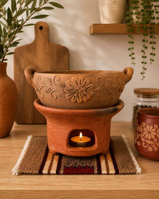 Cafecito Clay Pot