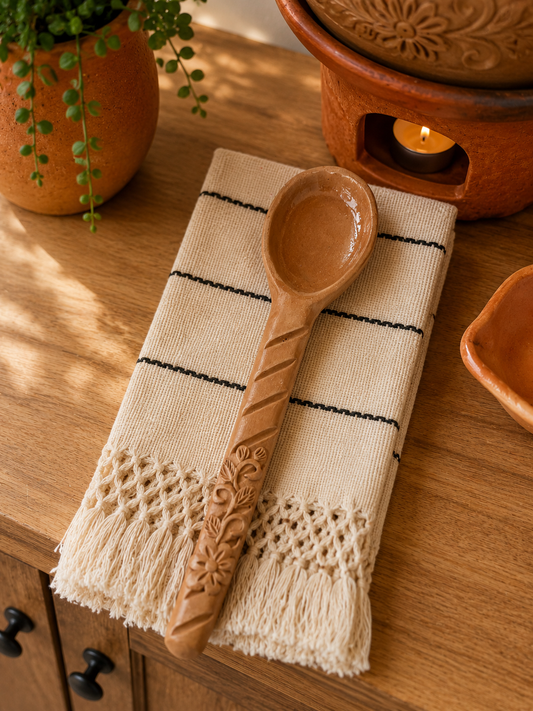 Natural Clay Spoon