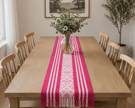Jalieza Pink Table Runner