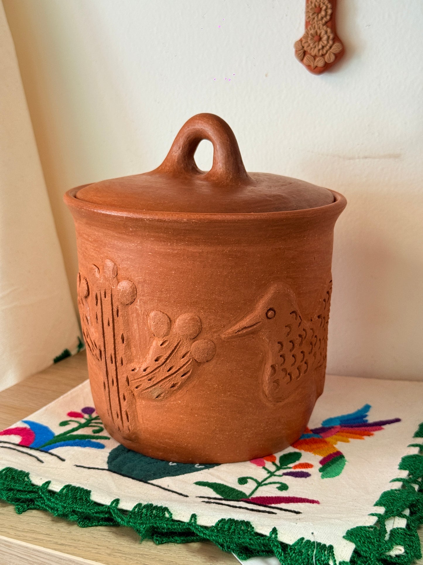 Luna Hummingbird Storage Jar “A”