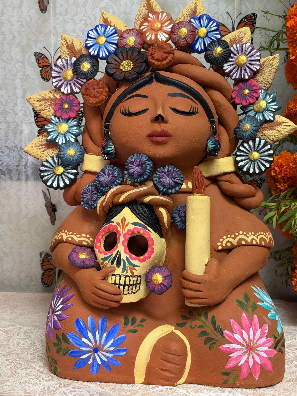 Pachamama- Flor De Memoria 🤎 18”