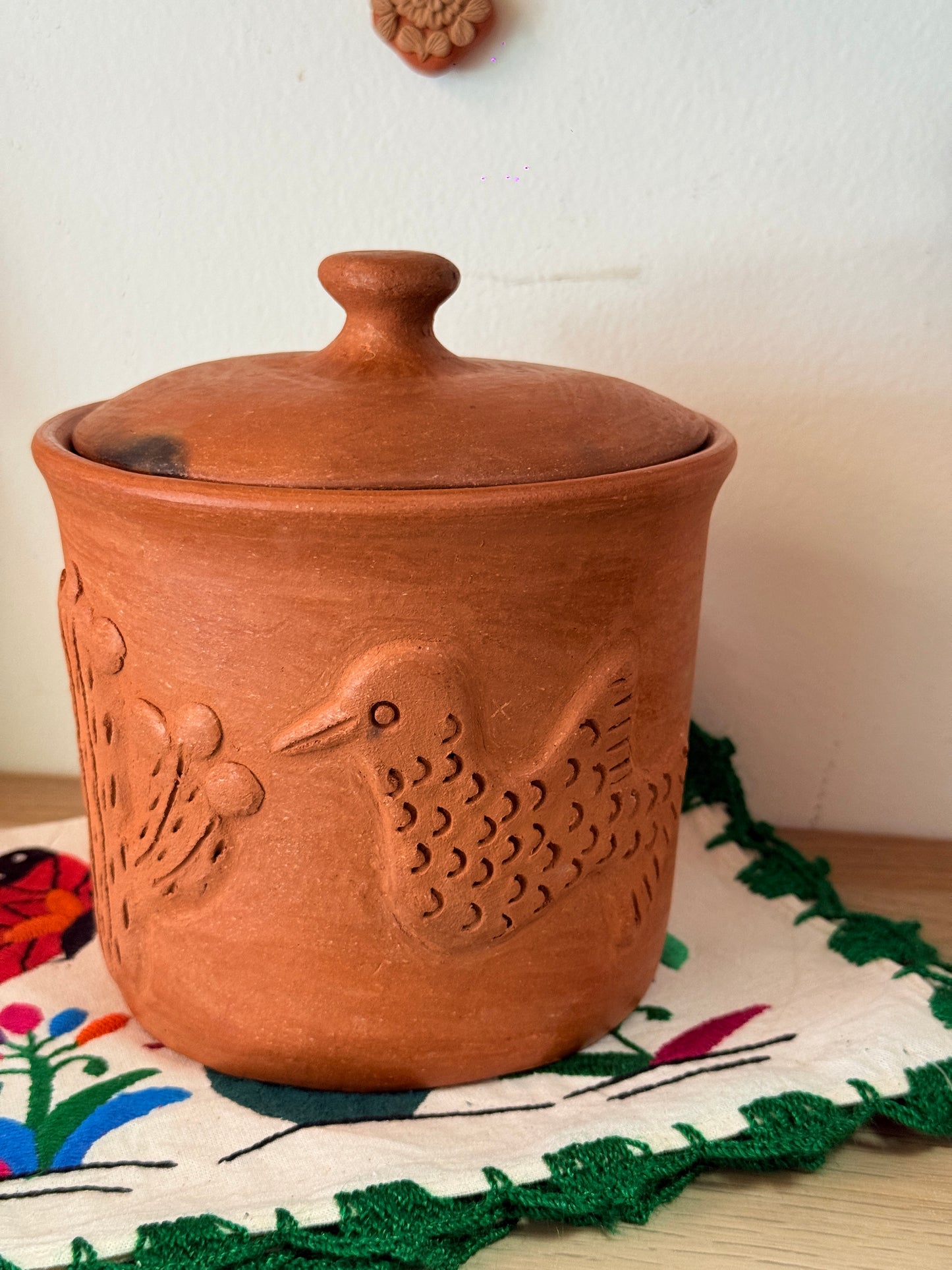 Luna Hummingbird Storage Jar “I”